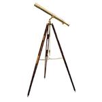 The Glass Eye Messingfernrohr Cape-Cod All Brass Stativ aus Eiche