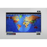Geochron Original Kilburg in satin eloxierter Aluminiumausführung und schwarzen Zierleisten