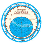 Omegon Mapa estelar Planisferio de