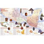 National Geographic Map Central America of the Inkas &amp; Aztec - 2-seitig