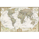 Mappemonde National Geographic Antiquité carte mondiale