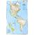 National Geographic Carte De Continent Nord Et Sud Amerique  Politiquement