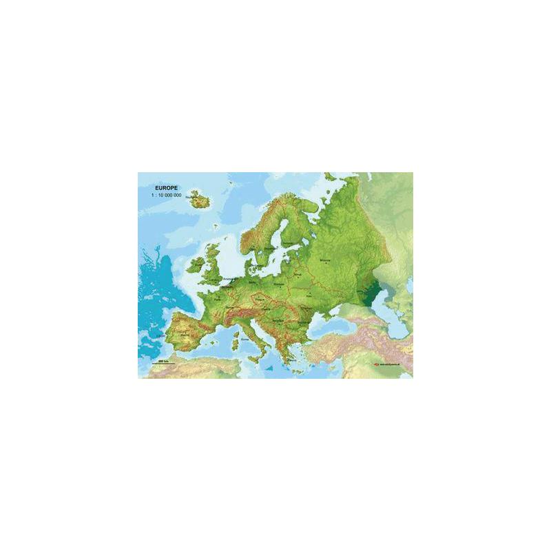 Map Of Europe 3d