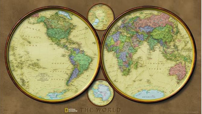 Hărți ale emisferelor