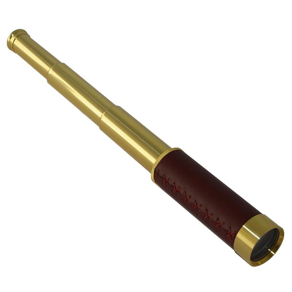 ACAMPTAR Telescopio de Bolsillo Laton 25x30 binoculares telescopio monocular telescopio de Mano en Oro
