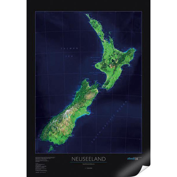 Up To Date Satellite Maps Nz Albedo 39 Map New Zealand