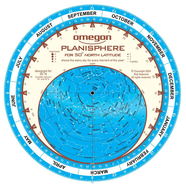 Omegon Star Chart Planisphere