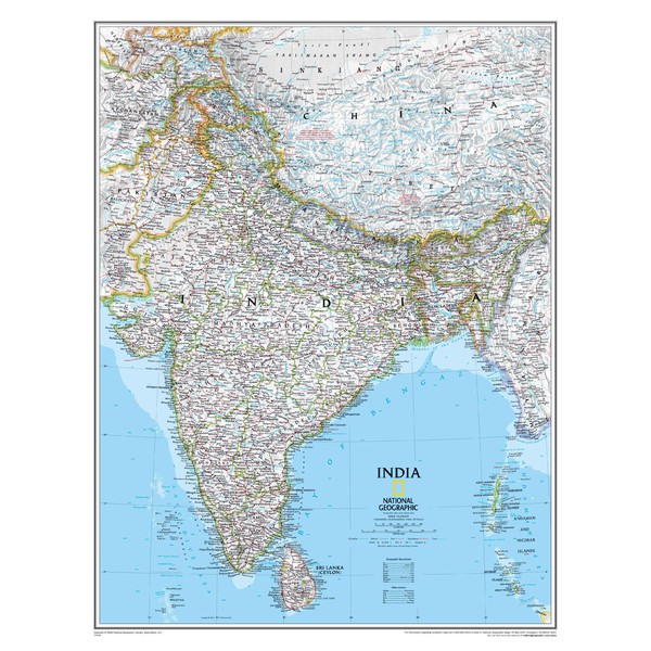 Rough Map Of India National Geographic Map India