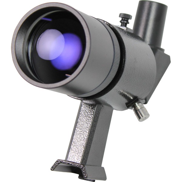 Omegon 9x50 angled finder scope with upright and non-reversed image, black