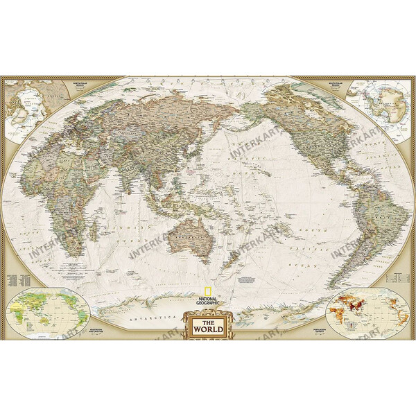 National Geographic Mappa del Mondo antico (185x122)