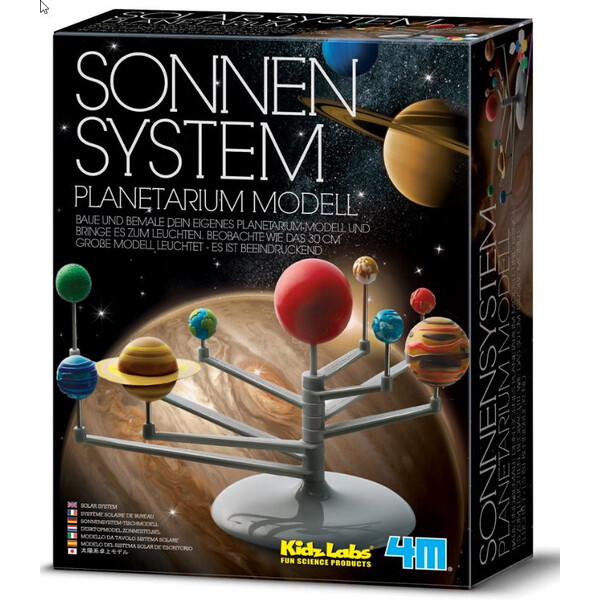 HCM Kinzel Kit Planetario Sistema solare - Scatola di montaggio - luminoso
