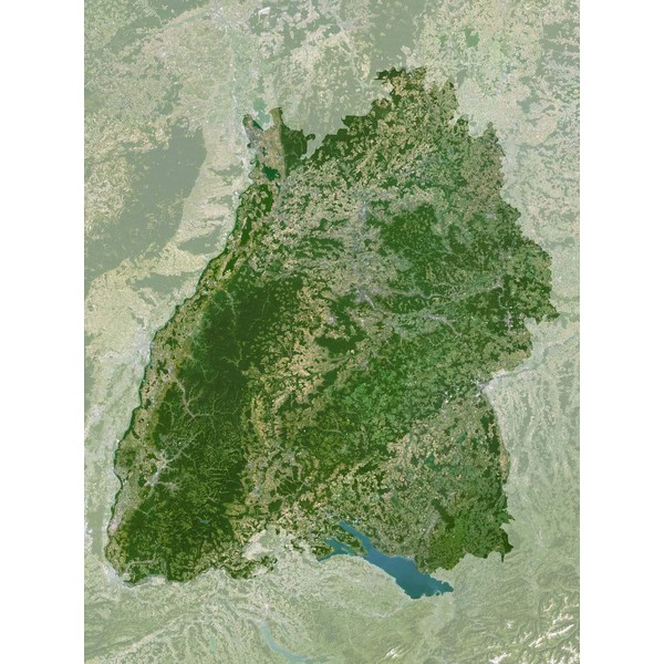 Planet Observer Mapa regionalna - Badenia-Wirtembergia