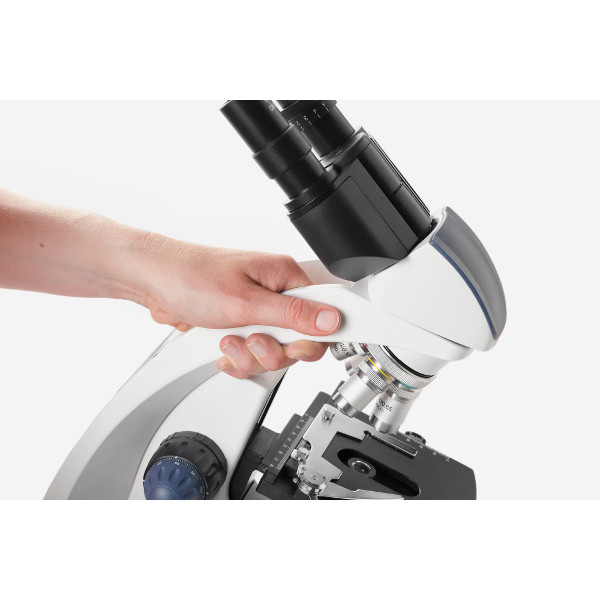 Euromex Microscopio Mikroskop BioBlue, BB.4260, bino, DIN, semiplan, 40x-1000x, 10x/18 NeoLED, 1W