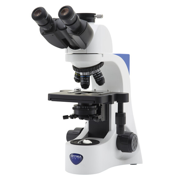 Optika Microscopio B-383PL, plan, trinoculare, X-LED
