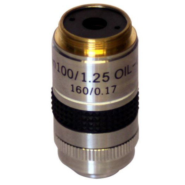 Optika Obiettivo M-059, 100x/1,25 (Oil) PLAN Achromatico con diaframma ad iride per campo scuro per B-863, B-500