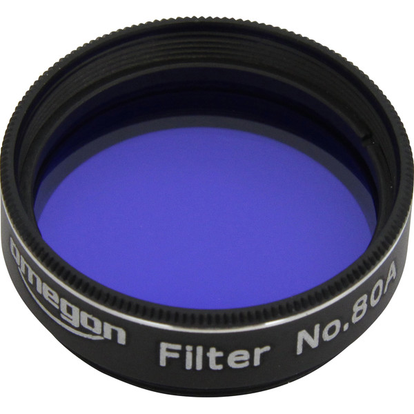 Omegon Filters kleurfilter #80A, blauw, 1,25''