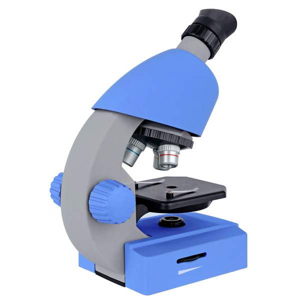 baden getuige Kaal Bresser Junior Microscoop JUNIOR 40x-640x, blauw