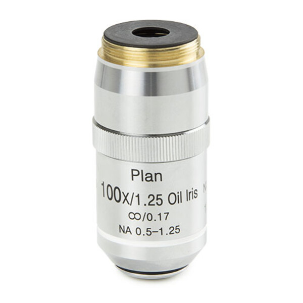 Euromex Objektiv DX.7200-I, 100x/1,25, wd 0,2 mm, plan infinity, iris diaphragm,  oil, S (DelphiX)