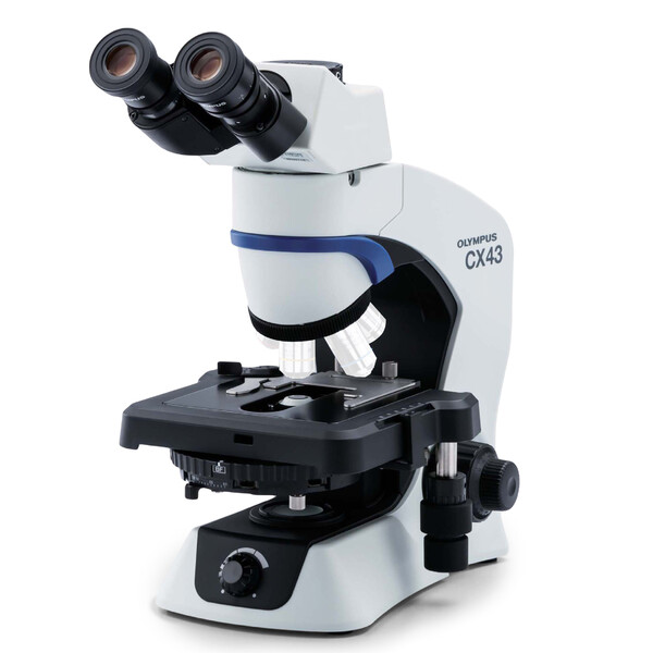 Evident Olympus Microscopio Olympus CX43 FL, trino, infinity, LED, senza objectives
