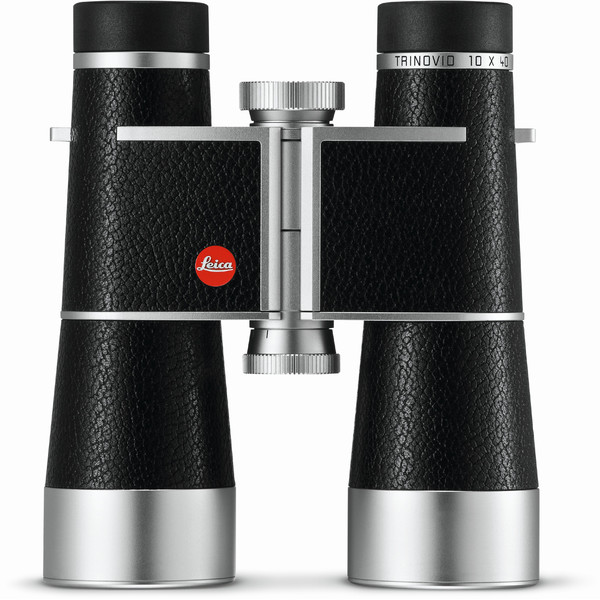 Leica Trinovid 10x40 binoculars, silver chromed