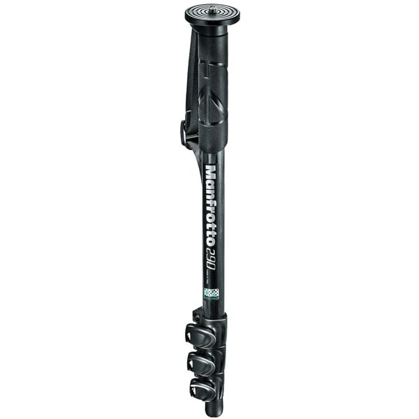 Manfrotto mm290c4 carbon monopie 290 con 4 segmentos pierna carga 5kg
