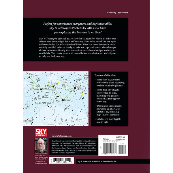 Sky-Publishing Atlante Pocket Sky Atlas Jumbo Edition