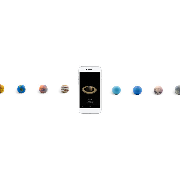 AstroReality Globo con sollievo Solar System Mini Set