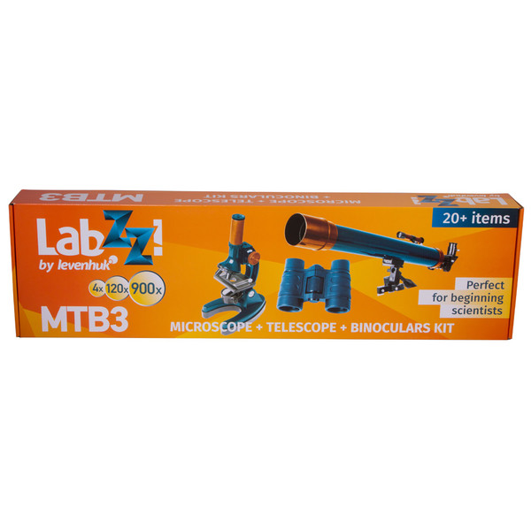 Levenhuk LabZZ MTB3 set telescopio, microscopio e binocolo
