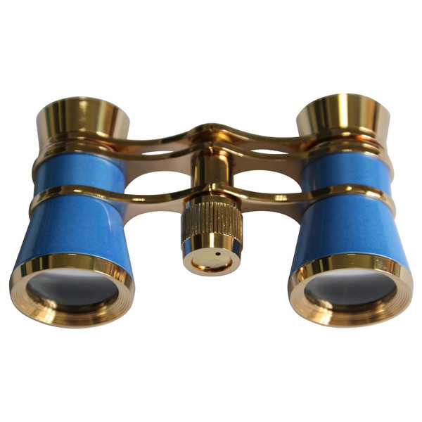 Levenhuk Opera glasses Broadway 3x25 blue with chain and LED light