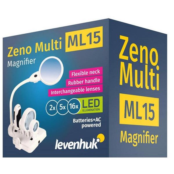 Levenhuk Lente d`Ingrandimento Zeno Multi ML15 White