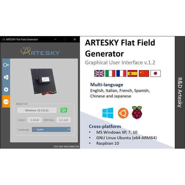 Artesky Flatfield Generator 250mm Premium USB