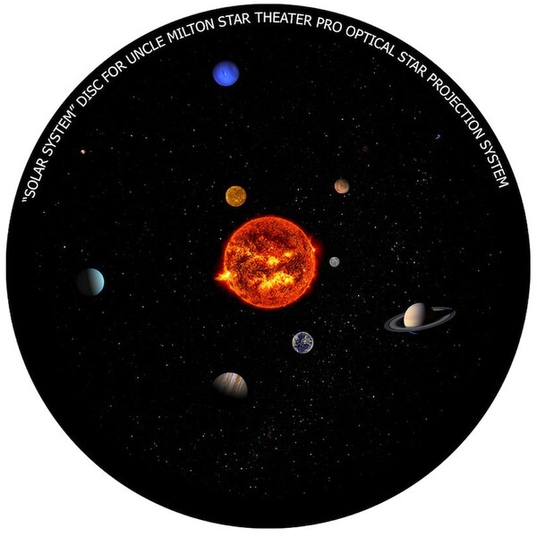 Omegon Wkładka do planetarium domowego Star Theater Pro z Układem Słonecznym