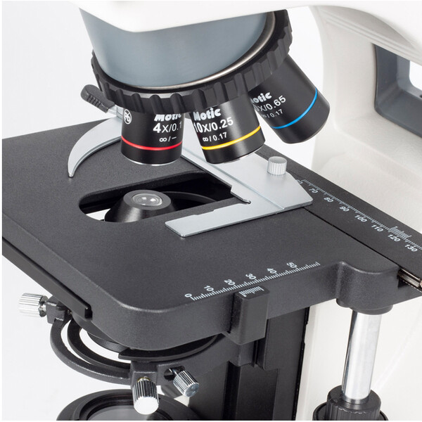 Motic Microscopio Mikroskop BA310, LED, 40x-400x (ohne 100x), bino