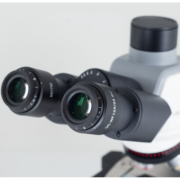 Motic Microscopio Mikroskop Panthera E2, Trinokular, HF, Infinity, plan achro., 40x-1000x, fixed Koehl.LED