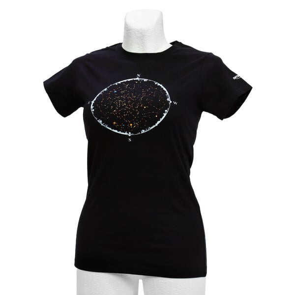 Omegon T-shirt sterrenkaart, voor vrouwen, maat 2XL