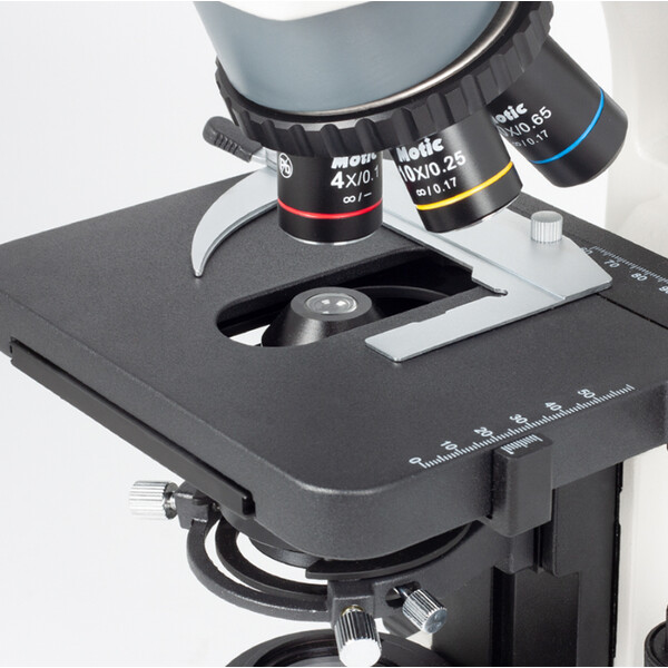 Motic Microscopio Mikroskop BA310, LED, 40x-400x (ohne 100x), trino