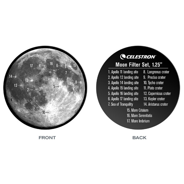 Celestron Filtro Set per filtri lunari 1,25"