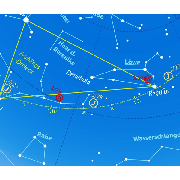 Oculum Verlag Sternkarte Drehbare Himmelskarte Sterne und Planeten 30cm