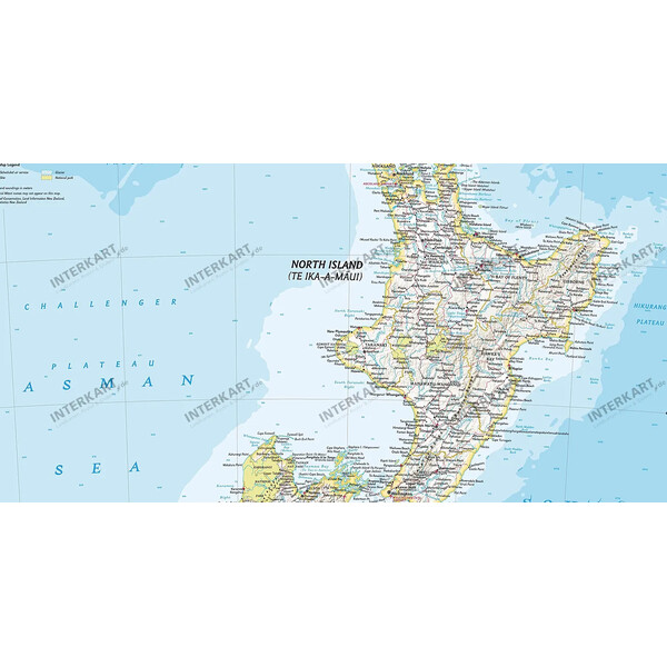 National Geographic Mapa New Zealand (60 x 77 cm)