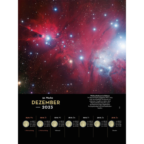 Kosmos Verlag Calendario Himmelsjahr 2023