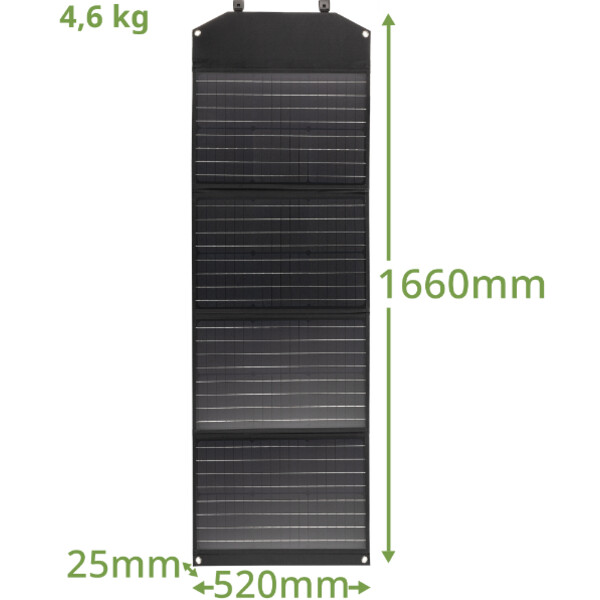Bresser Mobiles Solar-Ladegerät 120 Watt