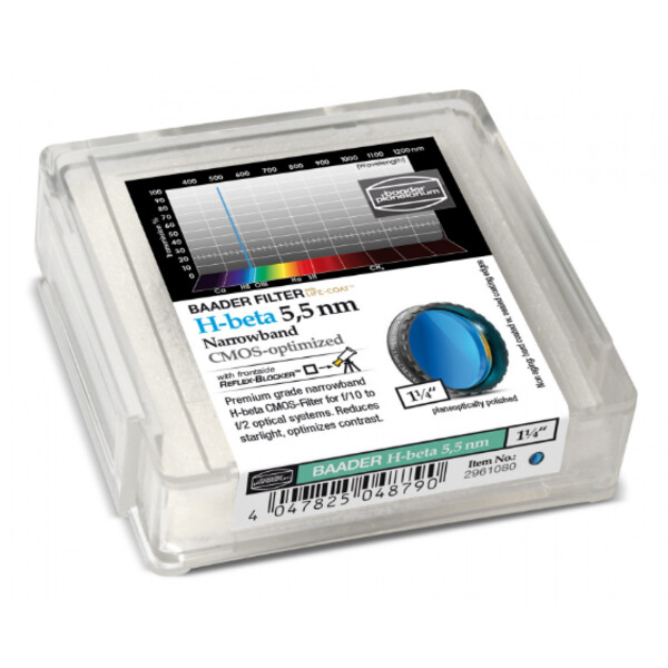 Baader Filtro H-Beta CMOS Narrowband 1,25"
