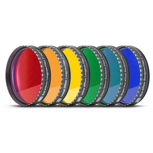 Baader Juego de filtros para oculares, 2", 6 colores (de pulido planóptico)