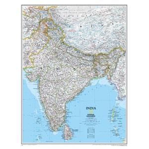 National Geographic Landkarte Indien