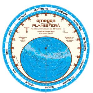 Omegon Harta cerului planisfera 25cm / 45°