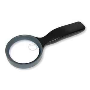 Carson 2.5X (75 mm) magnifying glass with handle and 5x spot
