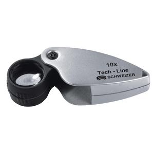 Schweizer Magnifying glass Tech-Line 10X folding magnifier
