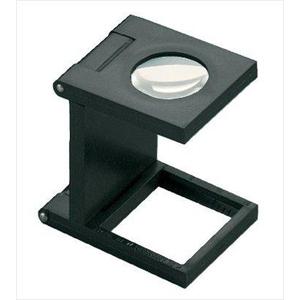 Eschenbach Magnifying glass 10X linen tester, black