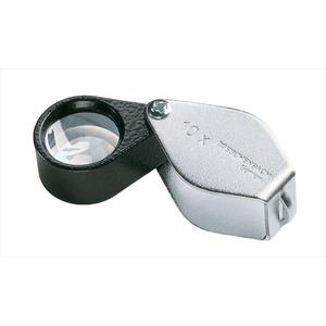 Details about   10X Metal Folding Magnifier Tester Magnifying Glass Lens 28mm Loupe with Pouch 