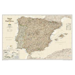 National Geographic Map Spain And Portugal